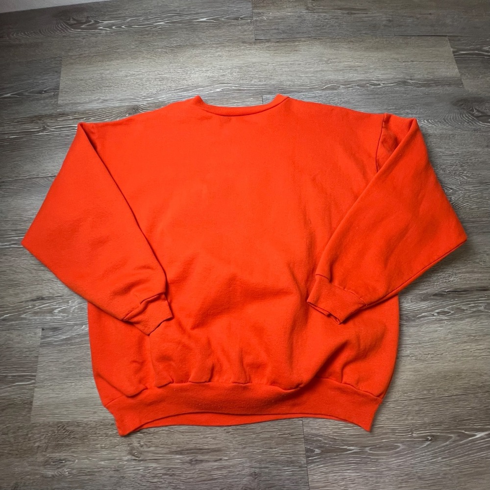 Peanuts Snoopy Sweatshirt Unisex Medium Orange Halloween Joe Cool Graphic 90s - Picture 6 of 10